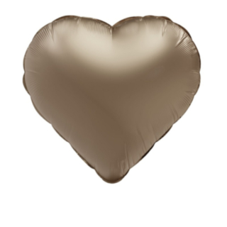 Hjärteformad Folieballong Starlight Guld