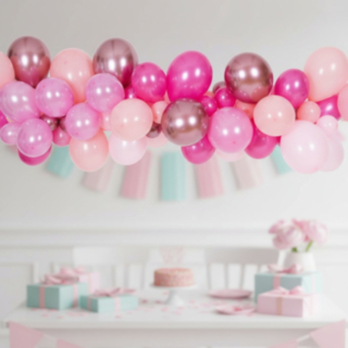 Ballongbåge Rosa Mix