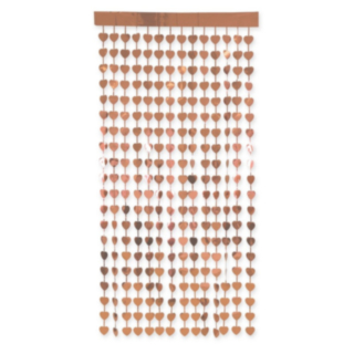 Hjärta Dörrdraperi Roséguld