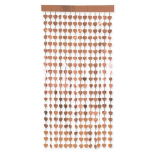 Hjärta Dörrdraperi Roséguld