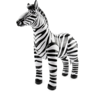 Uppblåsbar Zebra