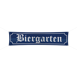 Oktoberfest Banderoll Biergarten