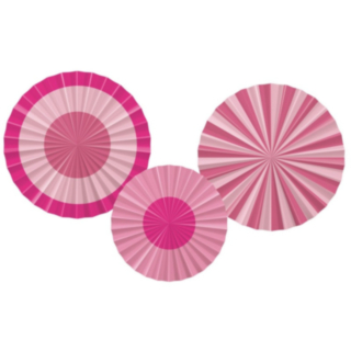 Pappersfjädrar Rosa Mix