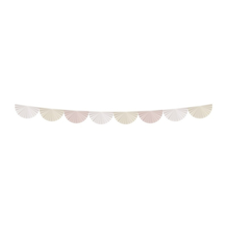 Halvmåne Girlang Pastell
