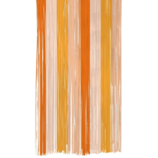Peachy Fransdraperi Orange/Gul