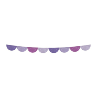 Posh Purple Halvmåne Girlang Lila