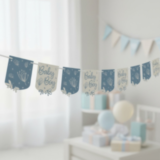 It’s a Boy Girlang Blå