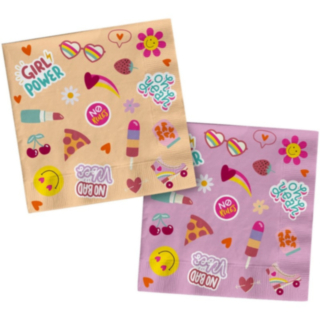 Boho Girlz Servetter Rosa