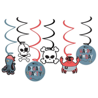 Pirate Party Swirls