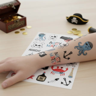Pirat Falska Tatueringar