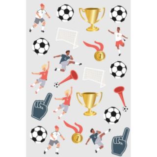 Fotboll Falska Tatueringar