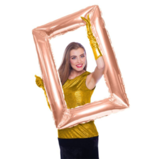Fotoram Folieballong Roséguld