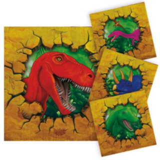 Dinosaurie Servetter