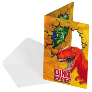 Dinosaurie Inbjudningskort