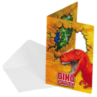 Dinosaurie Inbjudningskort