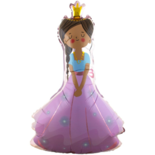 Prinsessa Folieballong Lila