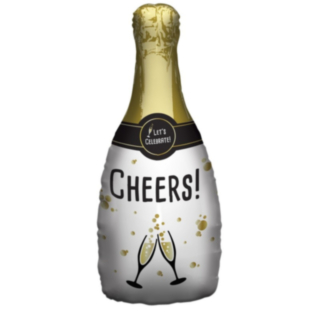 Cheers Champagneflaska Folieballong