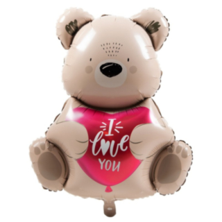 I Love You Nalle Folieballong