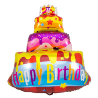 Happy Birthday Cake Folieballong