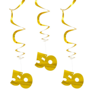 50 År Spiraler Guld