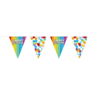 Rainbow Birthday Vimpelgirlang