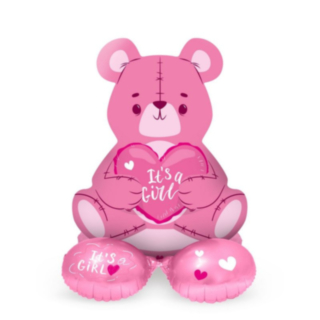 It's A Girl Nalle Folieballong