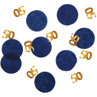 Bordskonfetti 50 År True Blue