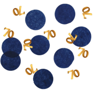 Bordskonfetti 70 År True Blue