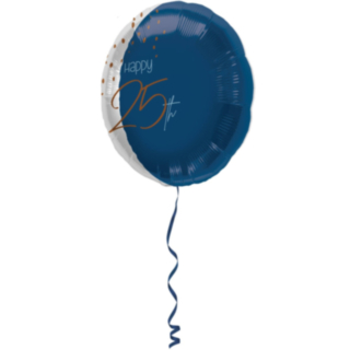 Folieballong 25 År True Blue