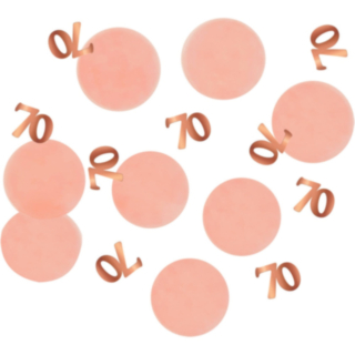 Bordskonfetti 70 År Lush Blush