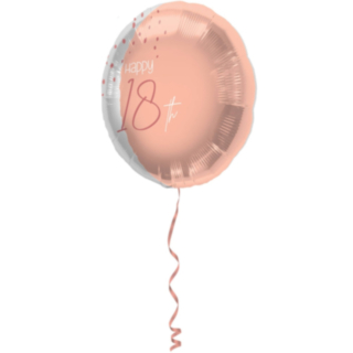 Folieballong 18 År Lush Blush