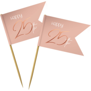 25 År Coctailpinnar Lush Blush