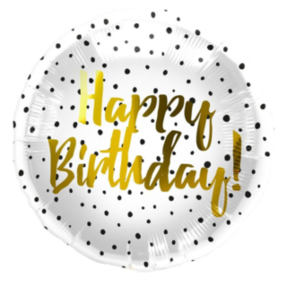 Happy Birthday Folieballong Prickig