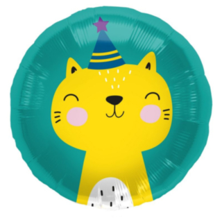 Birthday Cat Folieballong