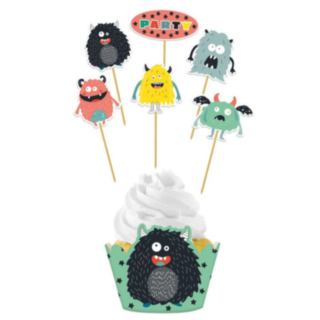 Monster Bash Matpinnar & Cupcake Wrappers