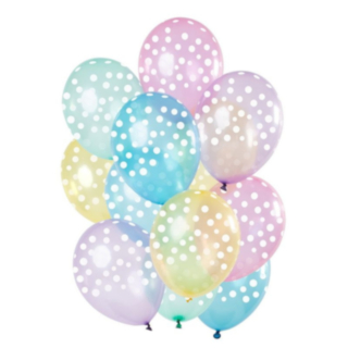 Prickiga Transparenta Ballonger Mix