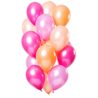Peachy Flamingo Ballongmix