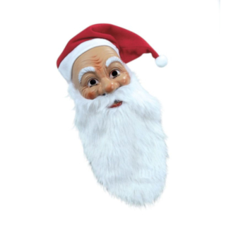 Tomtemask Med Skägg & Hatt