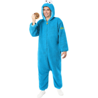 Sesame Street® Cookie Monster Onesie Maskeraddräkt