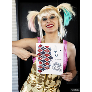 Suicide Squad® Harley Quinn Falska Tatueringar