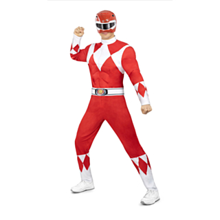 Power Rangers® Maskeraddräkt Röd
