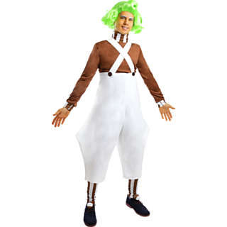 Kalle & Chokoladefabrikken® Oompa Loompa Maskeraddräkt