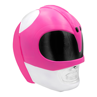 Power Rangers® Ljusrosa Hjälm