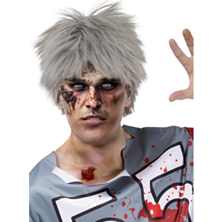 Zombie Peruk Grå