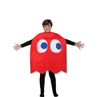 Pac-Man® Blinky Spöke Barndräkt Röd