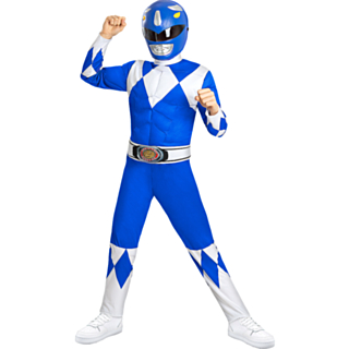 Power Rangers® Blå Barndräkt