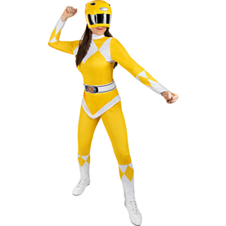 Power Rangers® Gul Maskeraddräkt