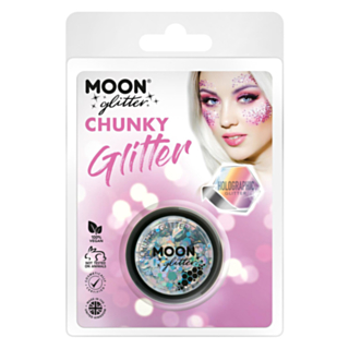 Holografiskt Chunky Glitter Silver