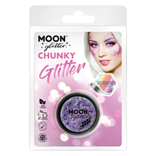 Holografiskt Chunky Glitter Lila