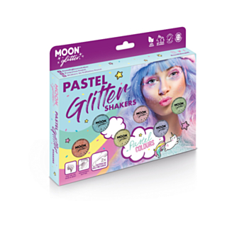 Glitter Makeupset Pastell